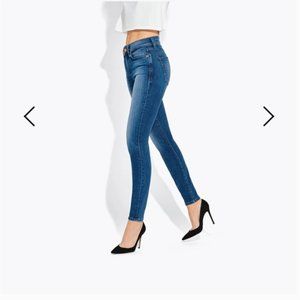 NWT AYR The Chiller high rise skinny jeans blue 32 x 30